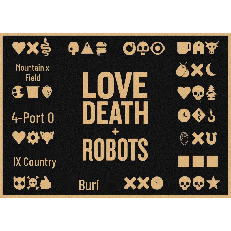 Love, Death & Robots Vintage Kraft Paper Poster