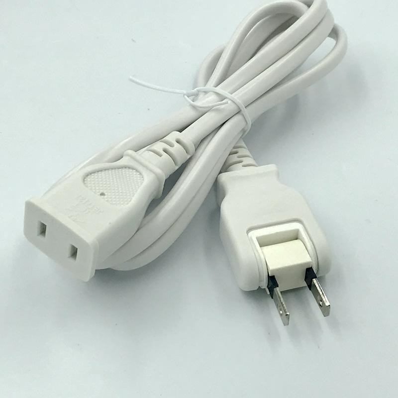 PSE Japanese Two-Pin Male-Female Extension Cord, JET Standard Rotary Two-Pin Audio Power Cord