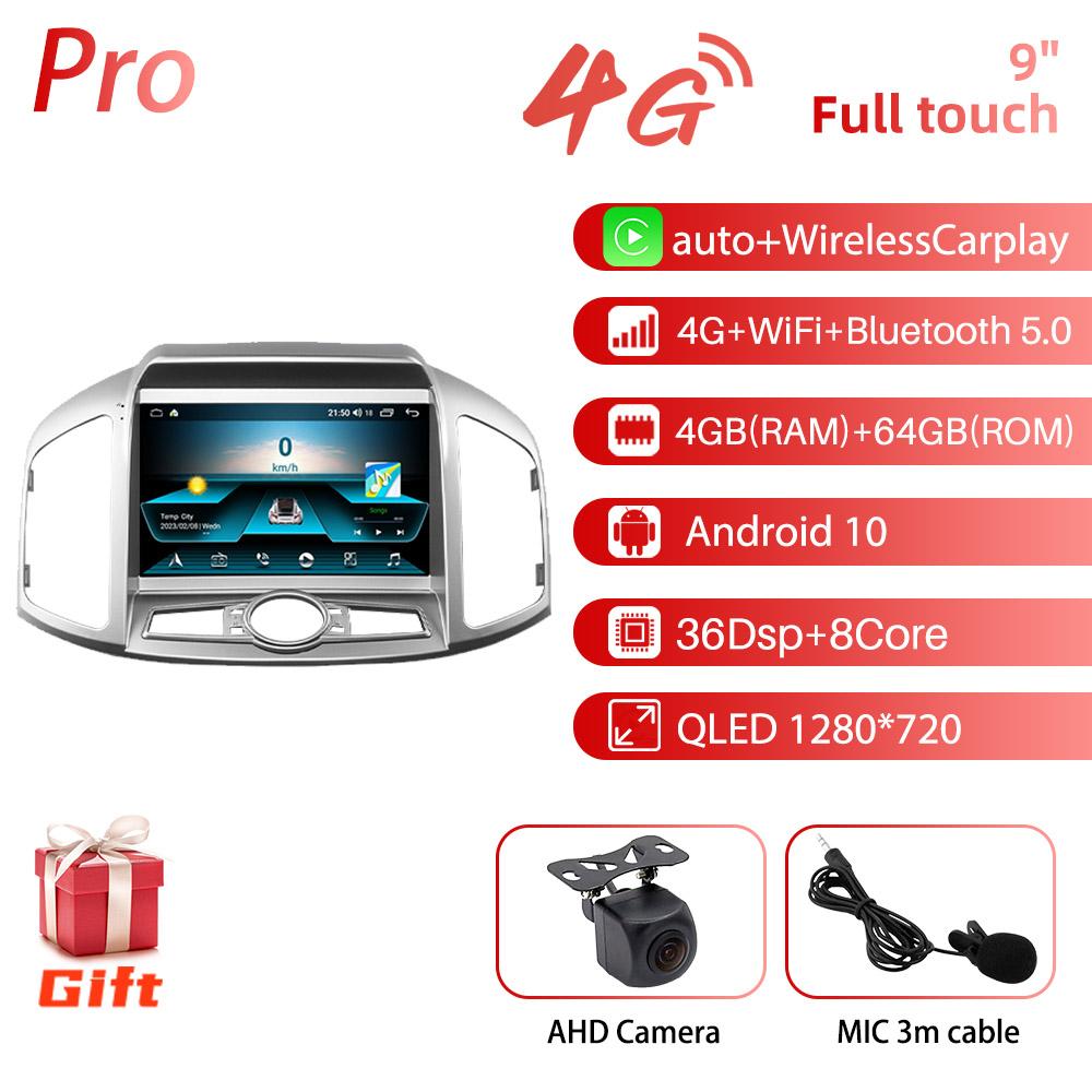 2 Din Android Car Radio for Chevrolet Captiva 2012-2017 9" Stereo Receiver GPS Bluetooth-compatible Navigation Multimedia Player