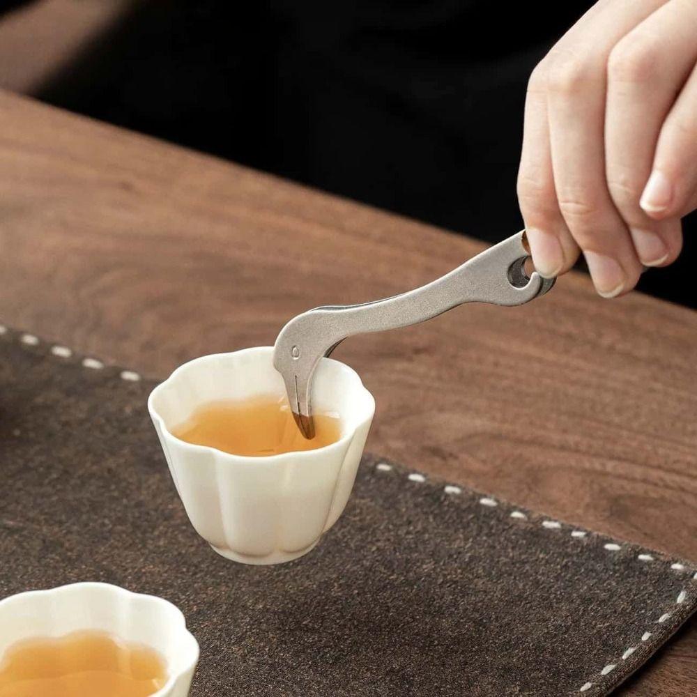 Hot Stainless Steel Tea Cup Tweezers Tea Ceremony Thickened Tea Brewing Skills Tools Tea Tongs for Teacup  200ml