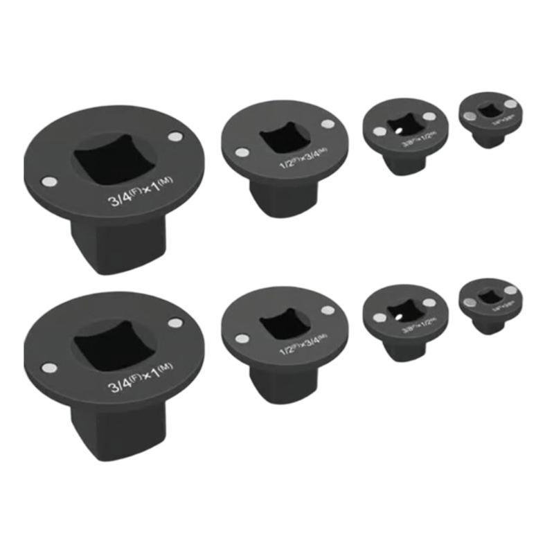8pc Socket Adapter Design Chrome Steel With Phosphate Coating Professional Grades