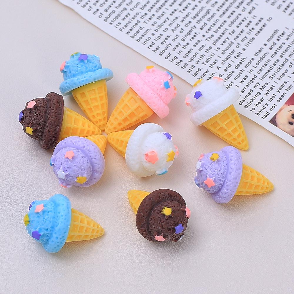 Colorful Star Ice Cream Cone DIY Resin Craft Kit