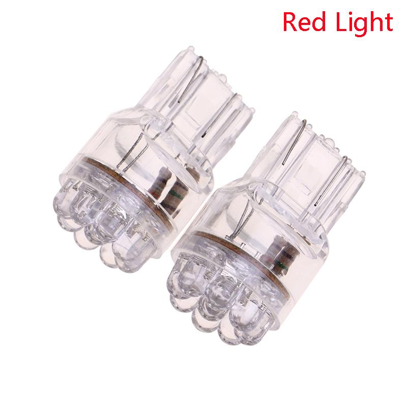 2Pcs/pack DC 12V T20 7443 7440 9LED Car Brake Light Bulb Auto Stop Turn Signal Light Lamp Auto Car Signal Light Lamp LED Bulbs Bulbs 7