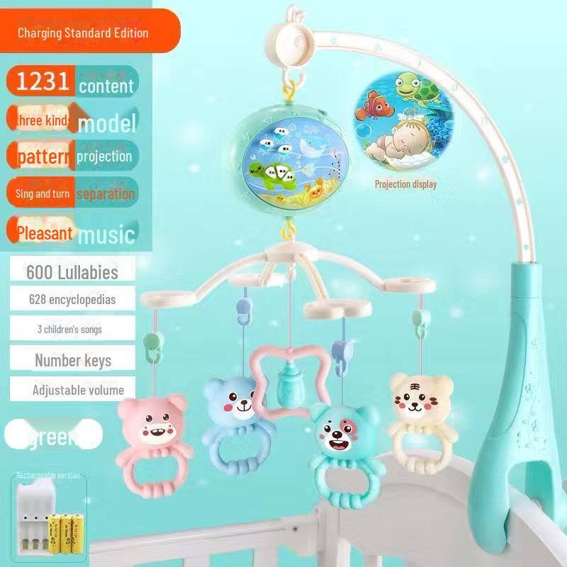 

Погремушка и успокаивающий колокольчик для новорожденных от 0 до 6 месяцев