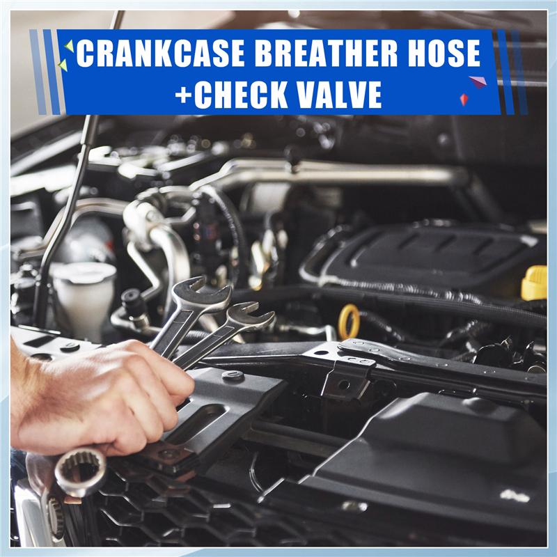 03C103493AM Crankcase Breather Hose+Check Valve For VW Golf Jetta EOS Tiguan A3 1.4T 03C103175F 03C103175H