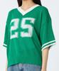 Andy Other Oversized V-Neck Short Sleeve Knit Green