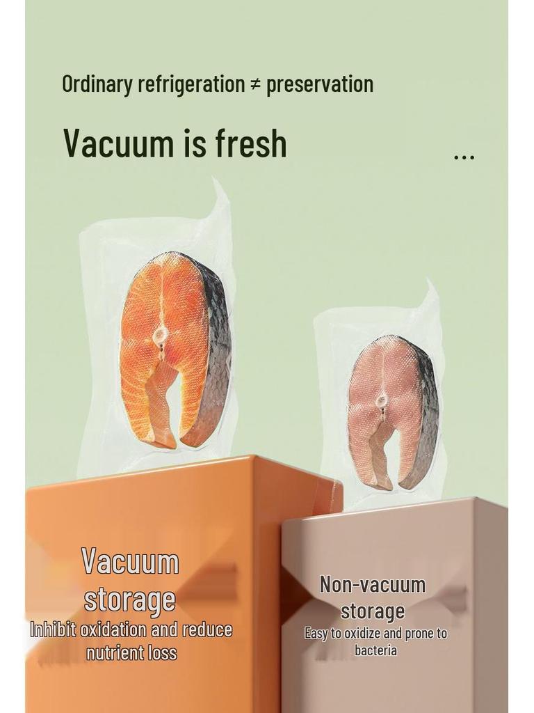 Kabelloser digitaler Vakuumierer: Automatische Lebensmittel- & Obstlagerungsmaschine mit Display