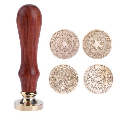 Scrapbooking Craft Sealing Wax Stamp Seal Album Decor DIY Love Pattern Stamp for Wedding Parties Invitations Presents