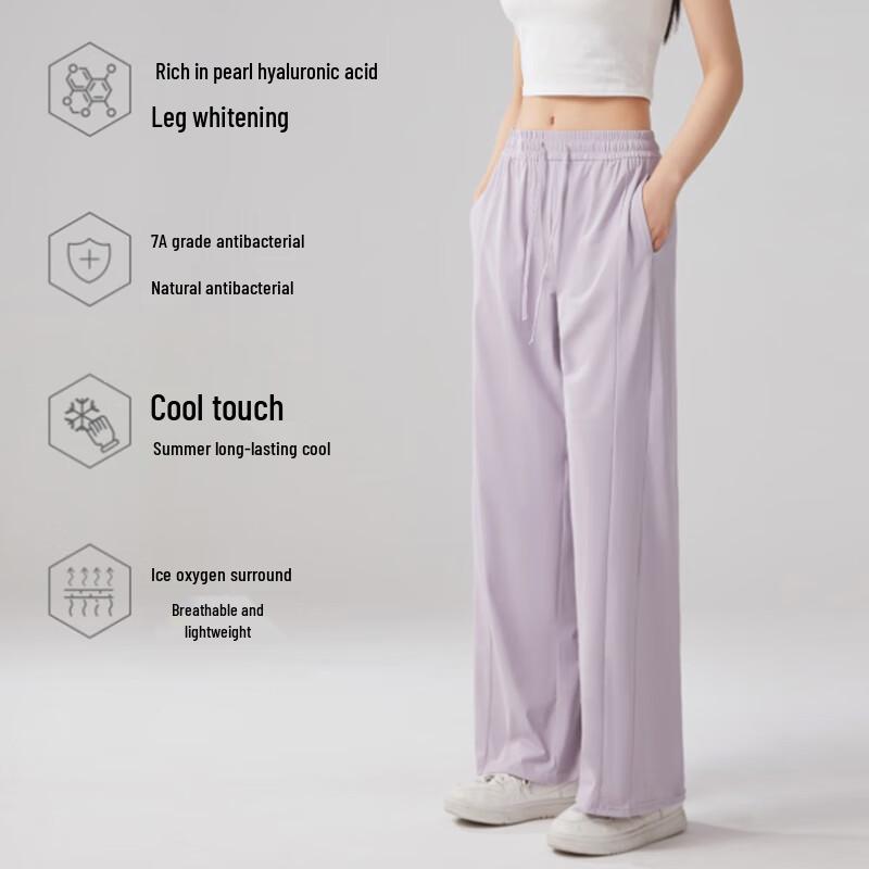 JEANSWEST Women's Casual Sport Quick-Dry Straight Leg Pants