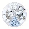 Macaron Multi-Functional Clip & Pushpin Set: Large/Small Tail Clips, 4-Grid Design
