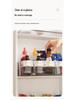 Retractable Fridge Door Organizer: Multi-Use Seasoning Divider & Anti-Tip Shelf