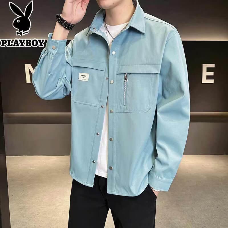 PLAYBOY Men s Long Sleeve Casual Work Shirt XL