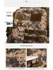80L Waterproof Camouflage Hiking Backpack - Outdoor Tactical Gear for Men's Camping and Travel