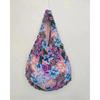 Magic Stretch Bubble Pleated Tote Bag Reusable Washable Multifunctional Shopping Bag for Travel Daily Use