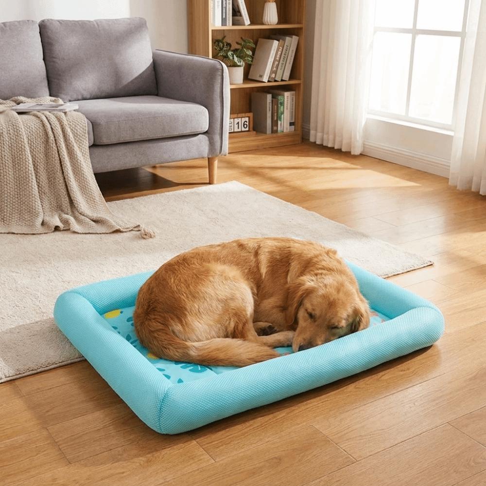 Square Pet Cooling Mat Non-Slip Dog Sleeping Pad Cat Sleeping Mat Cooling Puppy Bed  Kennel