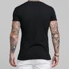 Men's Summer Sports Stand-Up Collar Striped T-Shirt