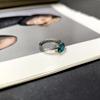 Серебряное кольцо с изумрудом nano 1.385ct, вес изделия 2,64 гр (2174196)