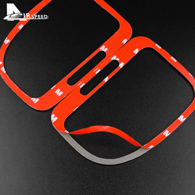 Real Soft Carbon Fiber Sticker for Volkswagen VW Golf 6 MK6 GTI R 2008-2013 Car Air Conditioner Outlet Panel Trim Accessories
