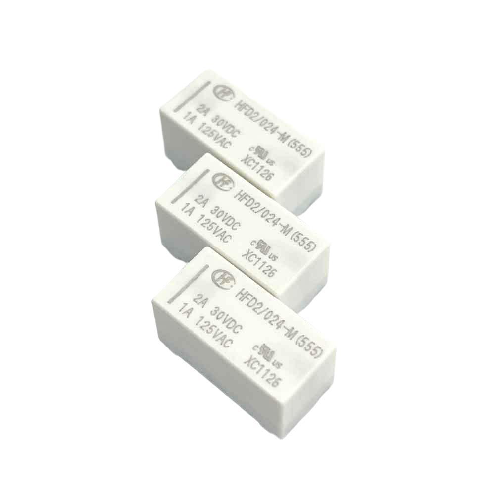 Hongfa Relay HFD2 Series 24V (Models: 003-M-L2, 005-M-L2, 012-M-L2)