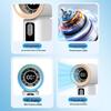 2025 Turbo Mini Handheld Cooling Fan with 100-Speed Stepless Adjustment