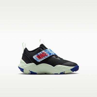 Nike Team Hustle D 12 Black Royal Volt Bright Crimson (PS)