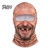 Humorvolle Outdoor-Sportmaske Alter Mann Skimaske, Winterliche Lustige Vollgesichts-Balaclava mit Halsbedeckung, Realistisches Muster Cosplay-Kostüm für