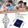 Analoguhr mit großem elastischem Einheitsgröße Einfach und stilvoll Quarz Mode Perfektes Geschenk für oder Ihre Freundin Damen Ziffern, Armband, Meistens,