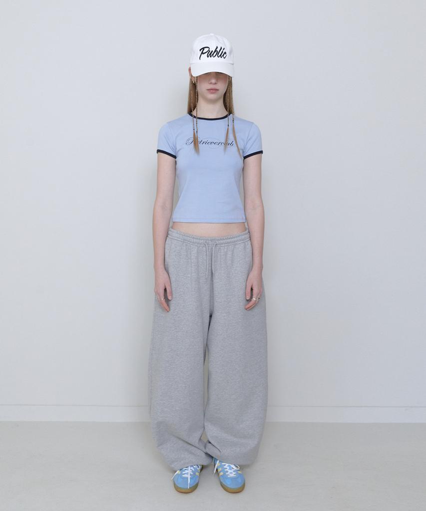 RETRIEVER CLUB Cut Out Sweat Pants [Gray]