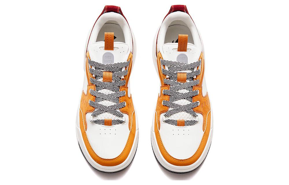 Women's Sneakers Anta 982EVO Slip Resistant Abrasion Resistant Low top Skateboard Shoes Women's White Brown