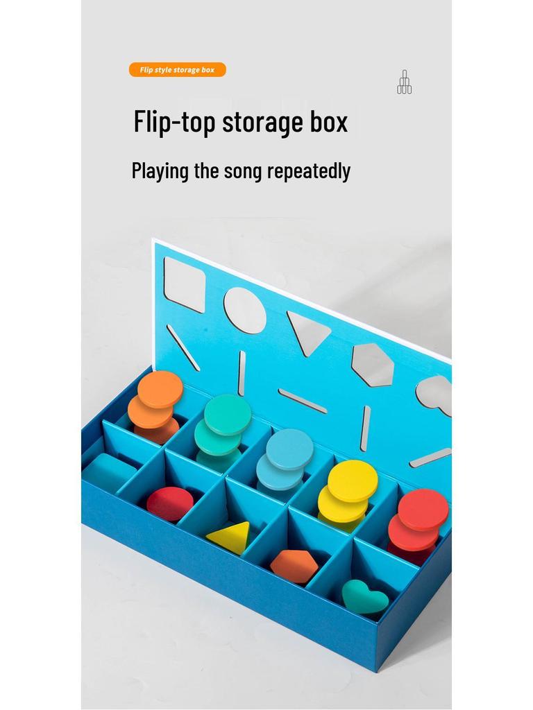 Montessori Baby Shape Sorting Box: Educational Toy for Color and Shape Recognition