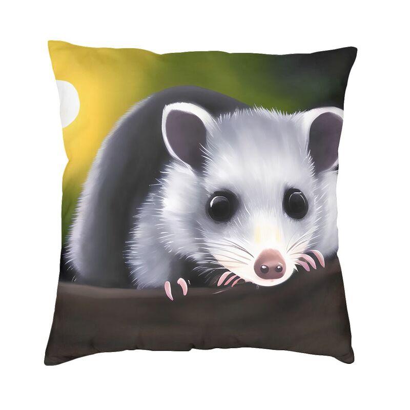 The Hungry Opossum Cushion Cover Two Side Printing Animal Pet Throw Pillow Case For Living Room Cool Pillowcase Home Decor