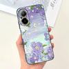 Hülle Für Oppo Realme C67 4G RMX389 Handyhüllen Schwarze Katze Mondnacht Weiches Silikon Stoßfeste Rückabdeckung Für RealmeC67 4G Funda
