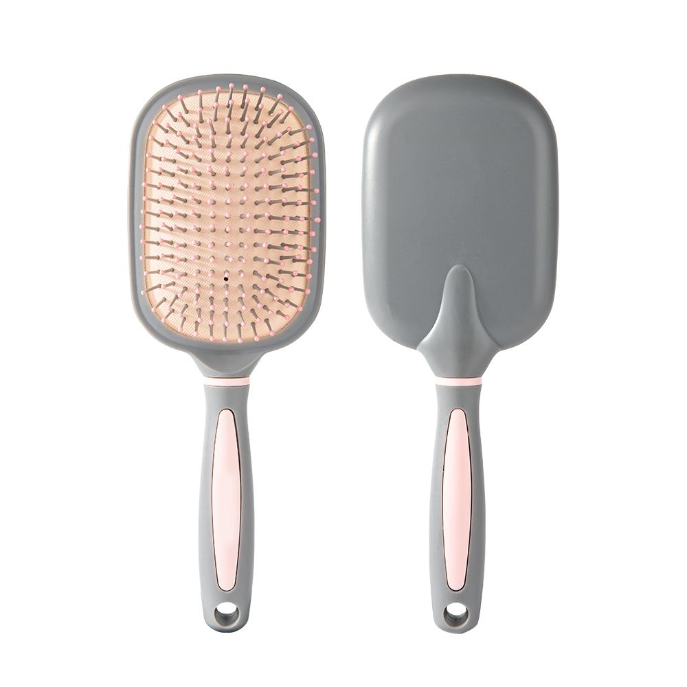 Professional Hair Care Custom LOGO Soft Bristle Massage Hair Brush Anti-Static Paddle Detangling Hair Styling Brush for Smooth