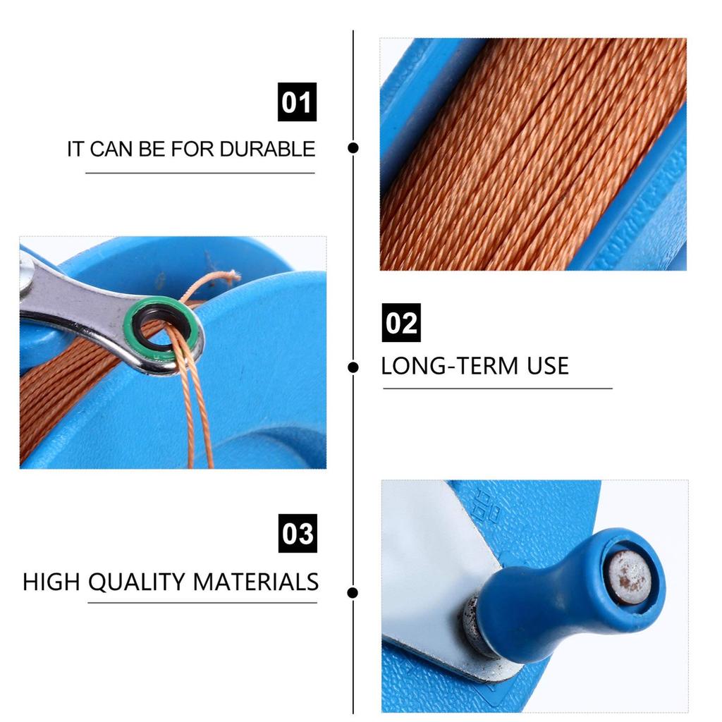 LIOOBO Kite String Spool, Kite Flying Reel, Outdoor, for Kids and Adults, 20cm Diameter, 300m