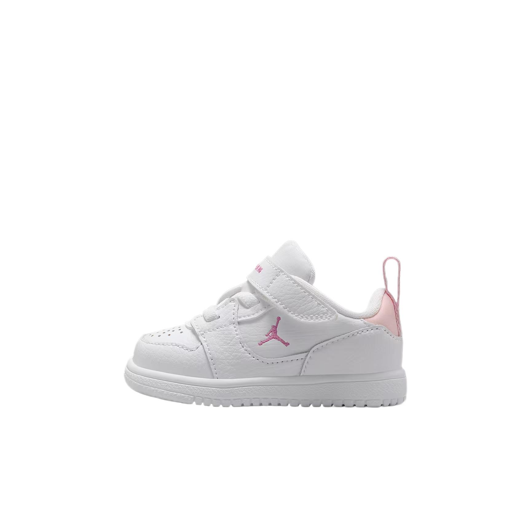 (TD) Air Jordan Court Connect Low White Pink Foam Baby IQ6047-101 EU 27