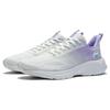 Li Ning YunQue Slip Resistant Cushioning Abrasion Resistant Low top Running Shoes Women's White Purple ARST026-2