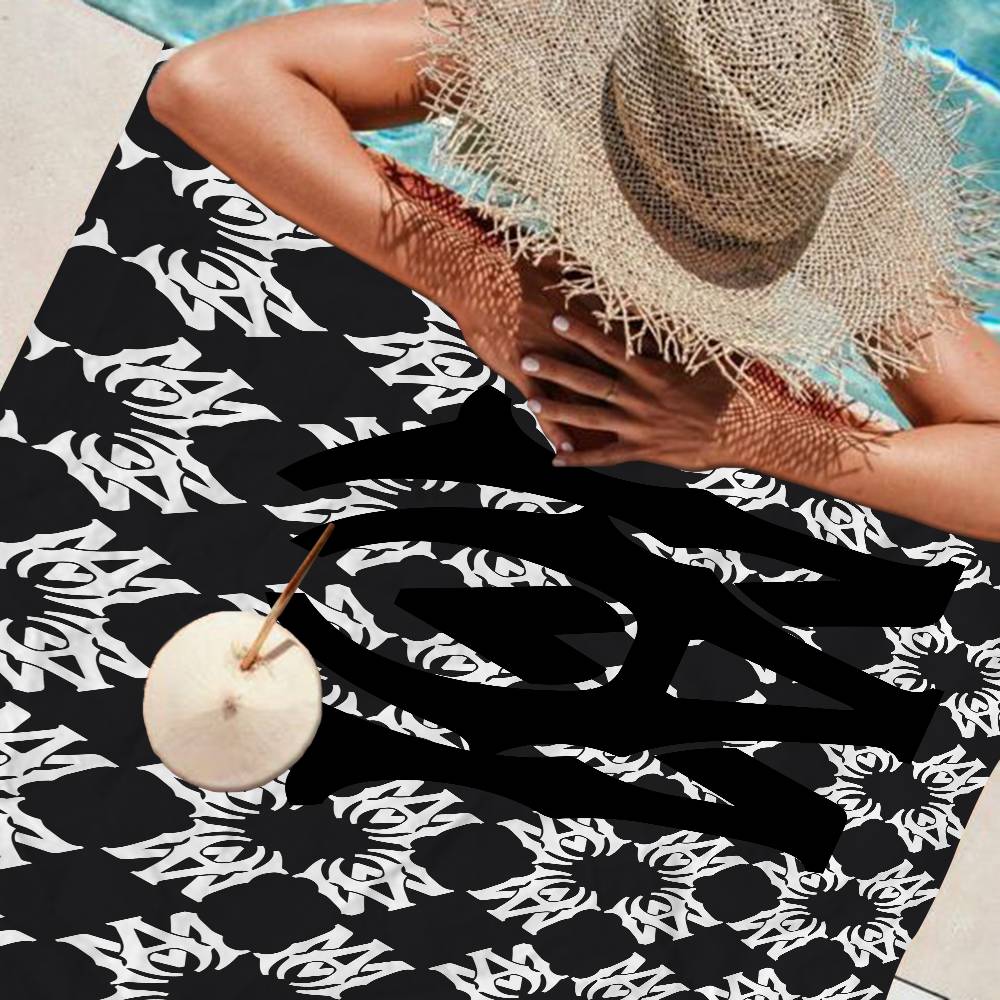 Clothing Brand A-AMIRI Microfiber Beach Towel Absorbent Quick Dry Soft Yoga Swimming Resort Mountain Climbing Towel
