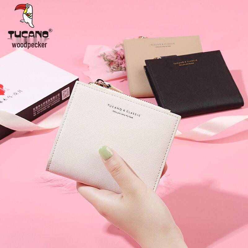 TUCANO Women's Genuine Leather Short Wallet & Card Holder