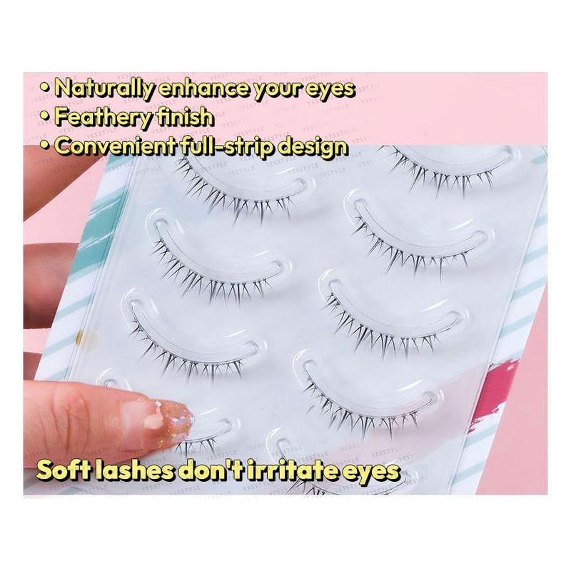 Mogugu - Set mit 5 Paar: Natürliche, zarte künstliche Wimpern