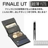 Wallet Smart Wallet FINALE UT Created by the Inventor of 7mm Flick Input [EDISON LAB] Bi-fold (black) Ultra-thin