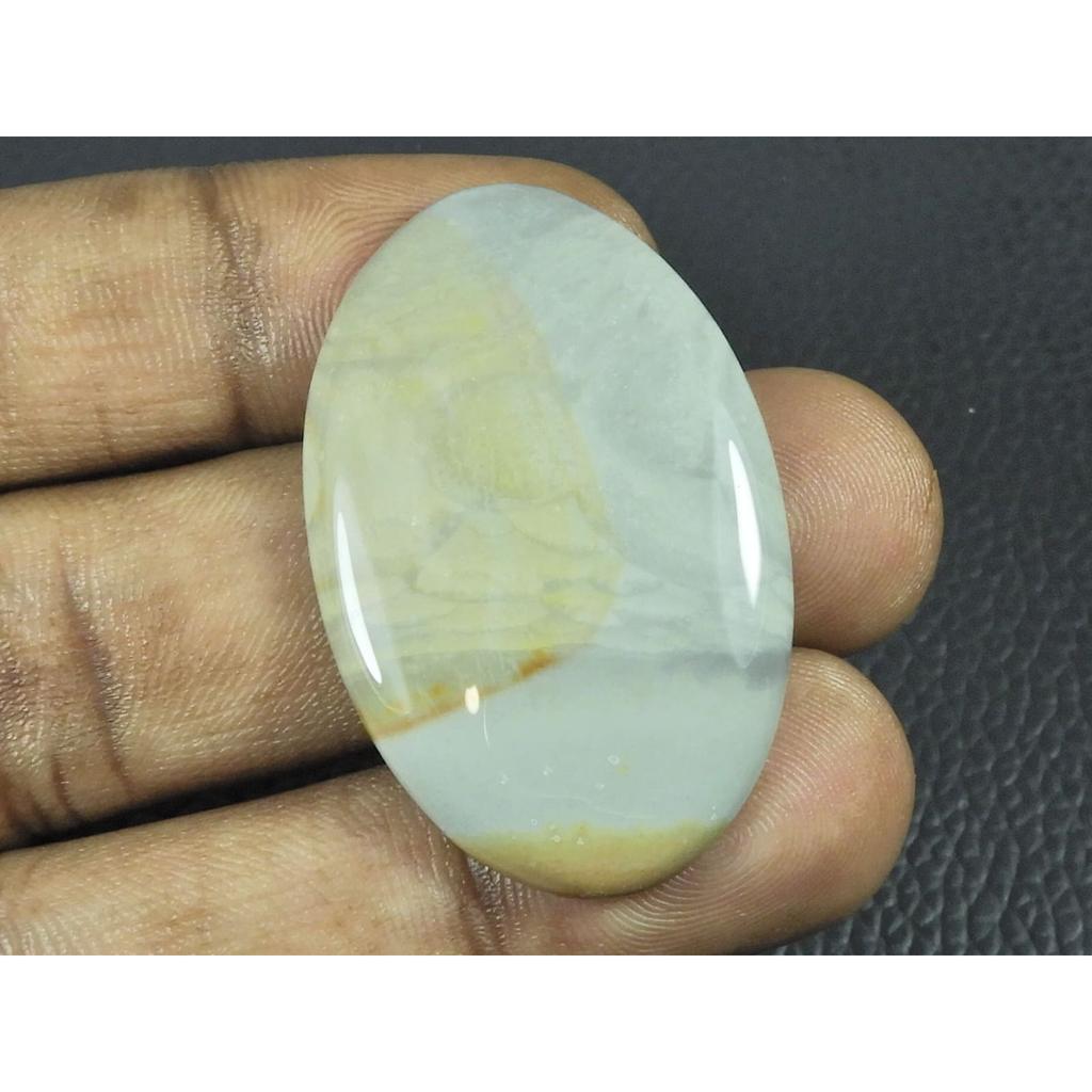 25X40X05MM Natural Polychorme Jasper Oval Cabochon Loose Gemstone 45Cts. G-347