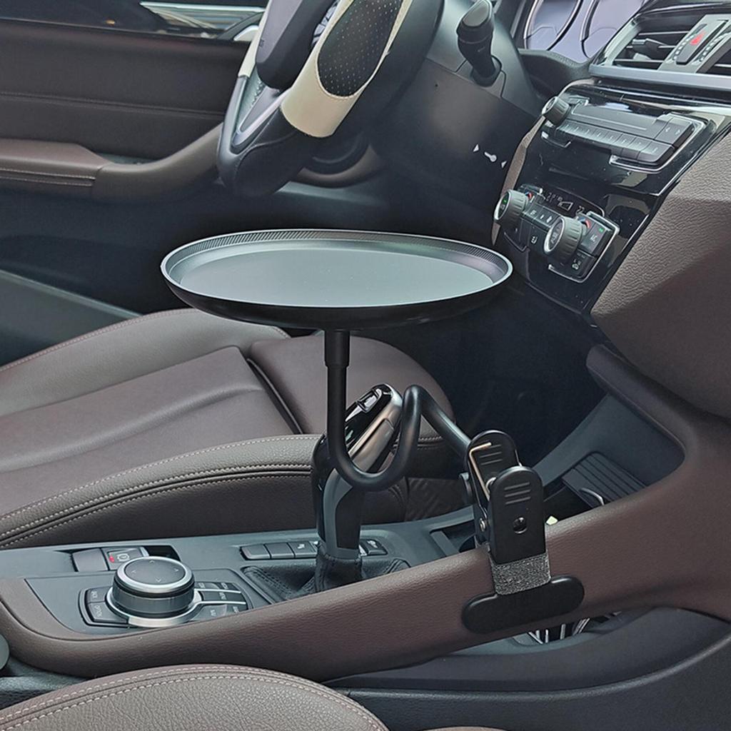 Car Food Tray Multifunctional Drink Holder Clip Attachment Anti-slip for Travel Vehicles