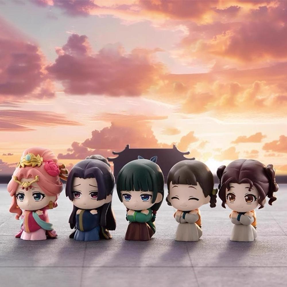 Anime Maomao Figur Jinshi Maomao Actionfigur Gyokuyou Xiaolan Figur Shisui Figur Puppe Spielzeugauto Schreibtischornament Modell Geschenk