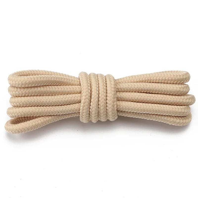 New Durable Unisex Outdoor Sports Laces Solid-Color Round Shoelaces High-quality Shoelace for Sneakers and Boots 1Pair/3Pair