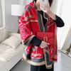 New Luxury Winter Cashmere Scarf Women Design Warm Pashmina Blanket Horse Scarves Female Shawl Wraps Thick Foulard Bufanda