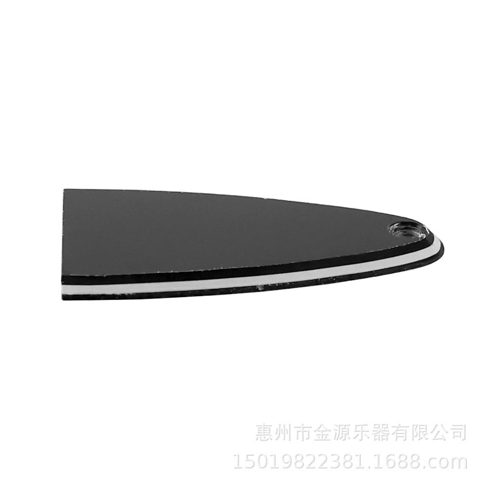 Electric Bass Guitar Bell-shaped Headstock Rod Cover Plate