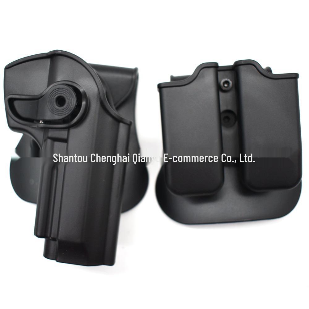 GLOCK Quick Draw Holster Set: IMI Gloves, 1911/M92/17 Waist Holster, Outdoor CS Tactical Magazine Props