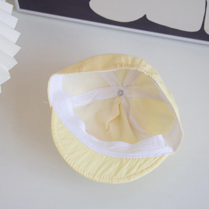 Dětská čepice pro 0-6 měsíců Kojenecká sluneční clona Opalovací krém Prodyšná Kreslená baseballová čepice pro chlapce a dívky
