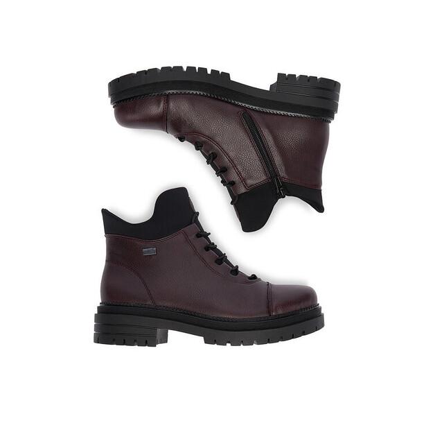 Burgundy Rieker Y3163-35 Ankle Boots