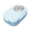 1450ml Bento Lunch Box Stainless Steel Compartment Thermal Bento Box Double Layer Bento Containers